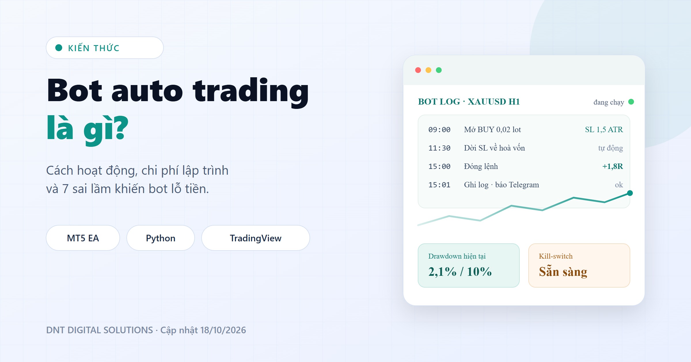 Bot auto trading là gì? Cách hoạt động, chi phí và khi nào nên thuê lập trình